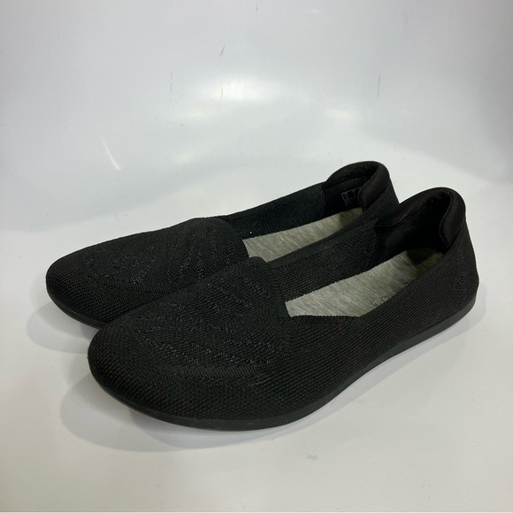 Clarks black knit flats casual women’s size 7 - Picture 3 of 8